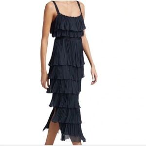 CINQ A SEPT ELAINE TIERED DRESS